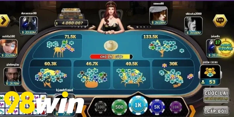 98WIN đang làm mưa làm gió trong giới game thủ
